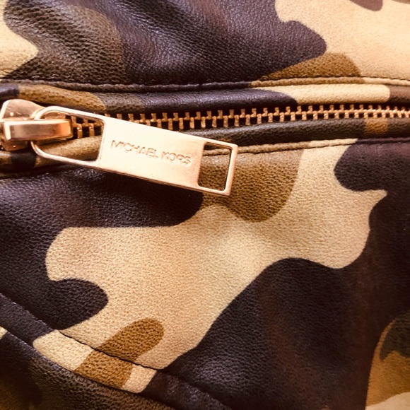 NWT Michael Kors Smoky Olive Cameo Cropped Jacket - Picture 6 of 10